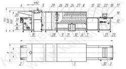 Тоннельная печь кондитерская шириной 330; 650; 950 мм с ленточным, сетчатым, цепным подом для противней - фото 6076