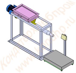 Весовой дозирующий комплекс для затаривания клапанных мешков - фото 6356
