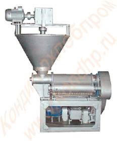 Машина выпрессовывающая отсадочная для производства жгутов конфетных (пралиновых) масс ШПФ-20/22