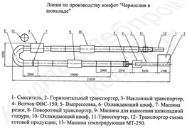 Линия по производству конфет &quot;Чернослив в шоколаде&quot;